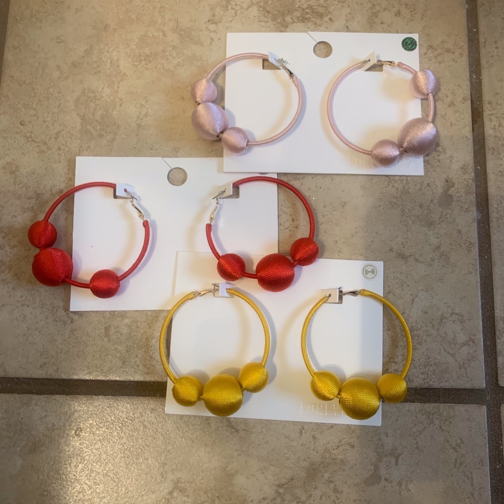 Colorful Hoop Earrings